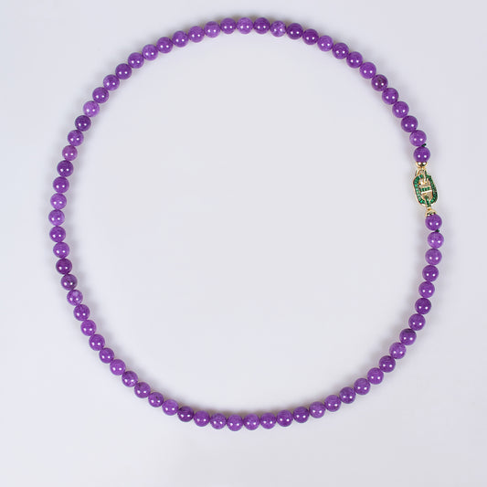 Copper with Zirconia Necklace