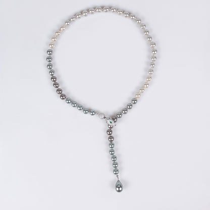 Copper with Zirconia Necklace