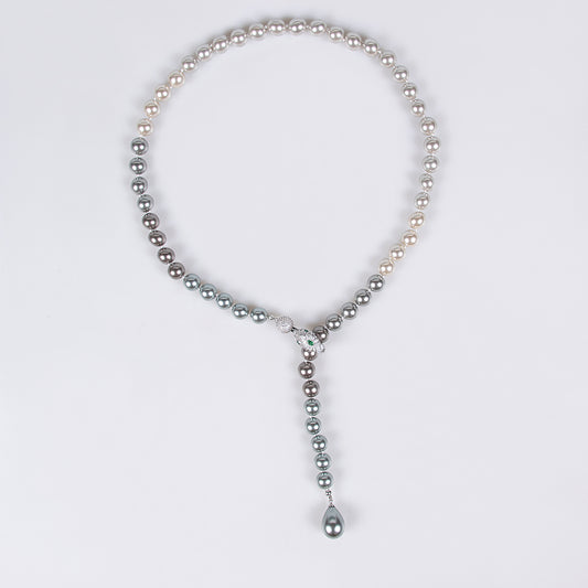 Copper with Zirconia Necklace
