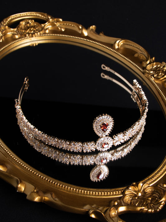 Copper with Zirconia Crown headdress