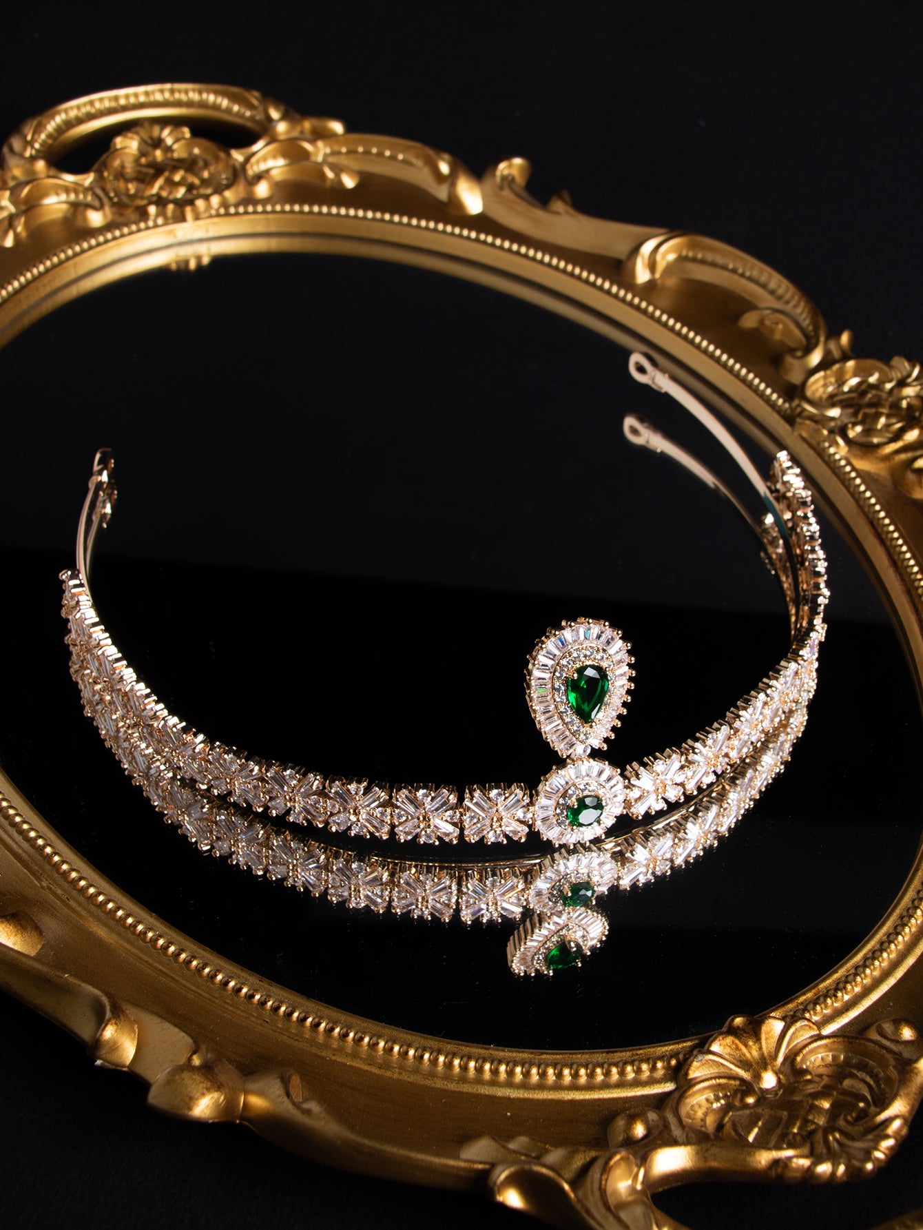 Copper with Zirconia Crown headdress