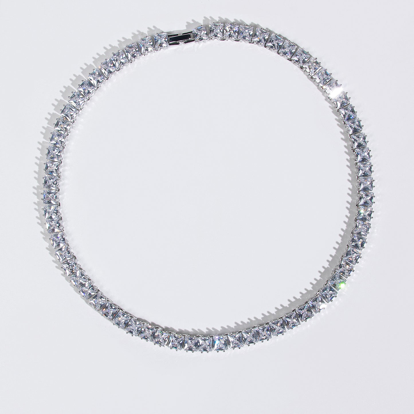 Simple Endless Crystal White Diamond AAA Cubic Zirconia Diamond Jewelry Sets For Women Wholesale