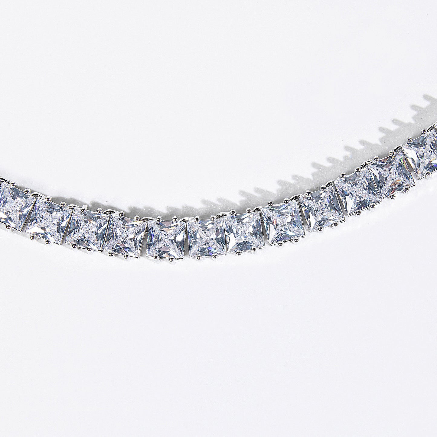 Simple Endless Crystal White Diamond AAA Cubic Zirconia Diamond Jewelry Sets For Women Wholesale