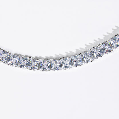 Simple Endless Crystal White Diamond AAA Cubic Zirconia Diamond Jewelry Sets For Women Wholesale