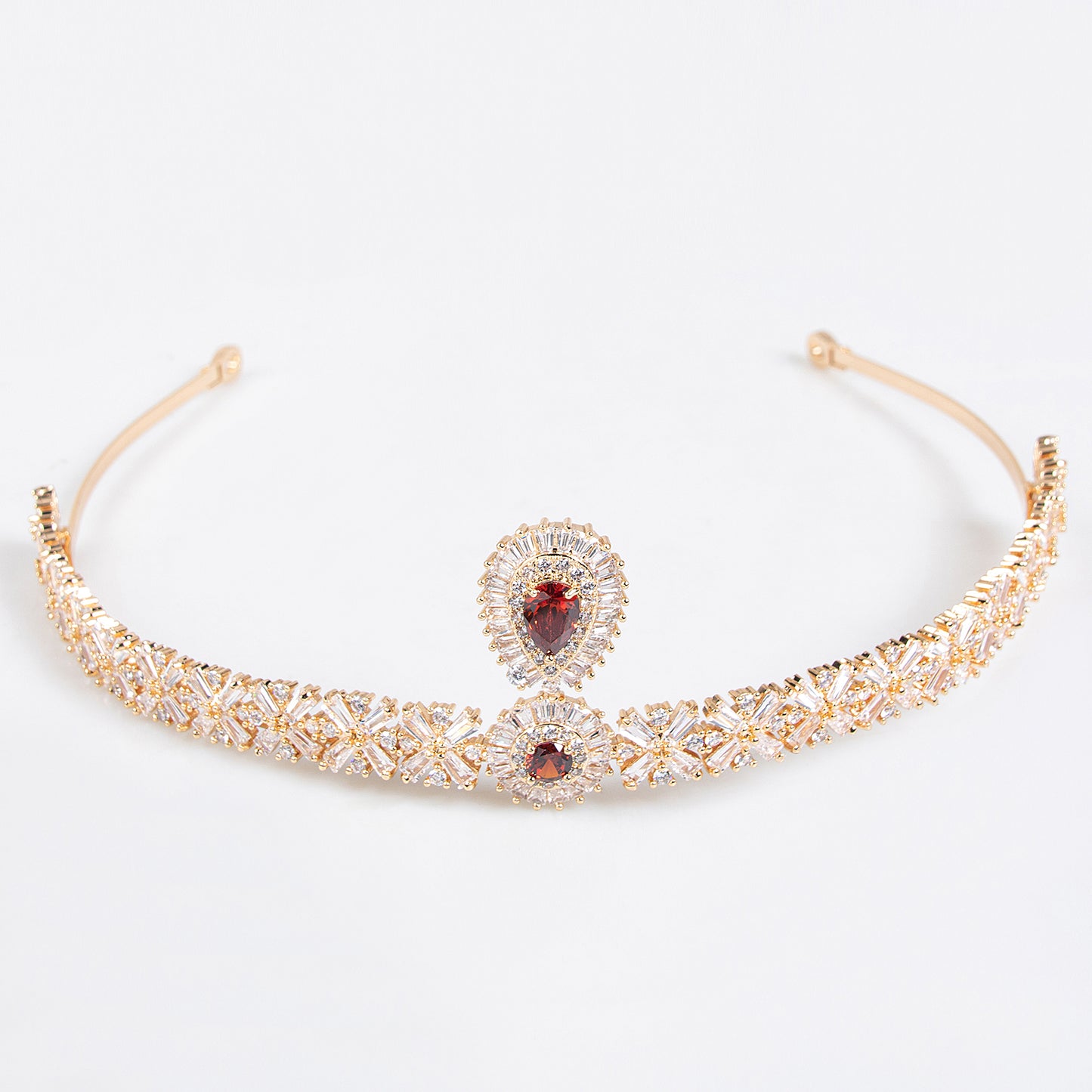Copper with Zirconia Crown headdress