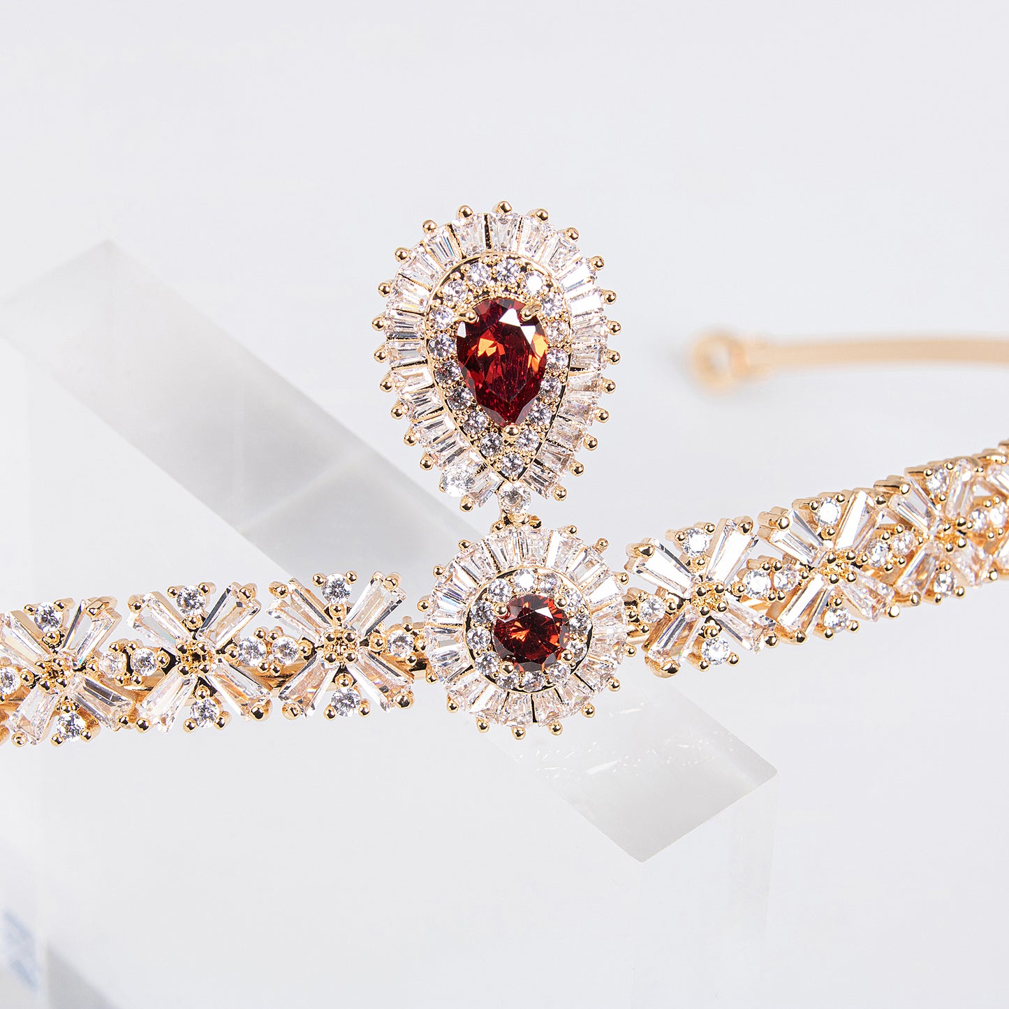 Copper with Zirconia Crown headdress