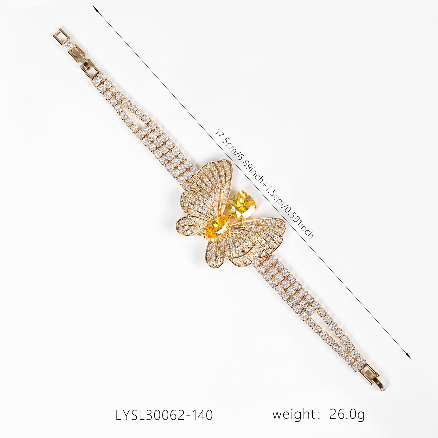 Copper with Zirconia Bracelet