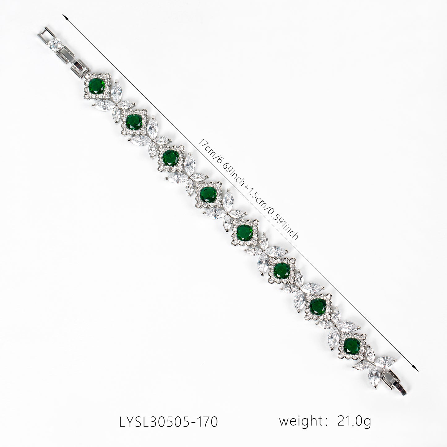 Copper with Zirconia Bracelet