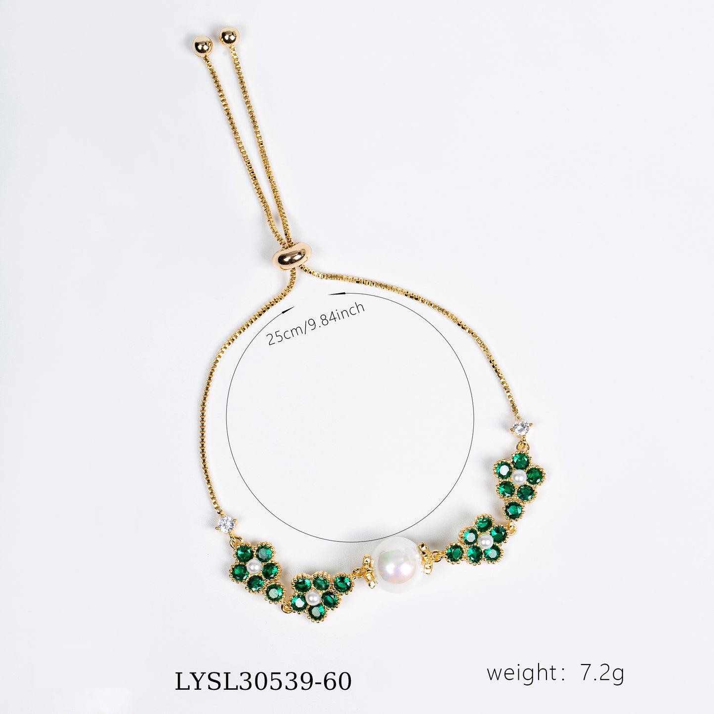 Copper with Zirconia Bracelet