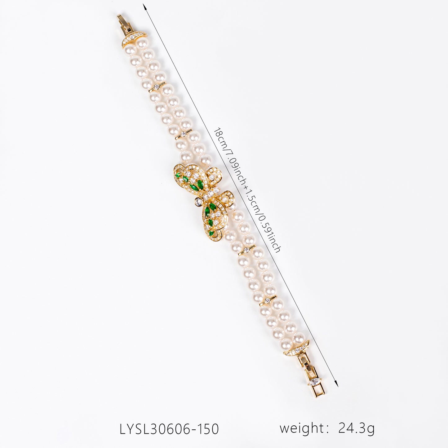 Copper with Zirconia Bracelet