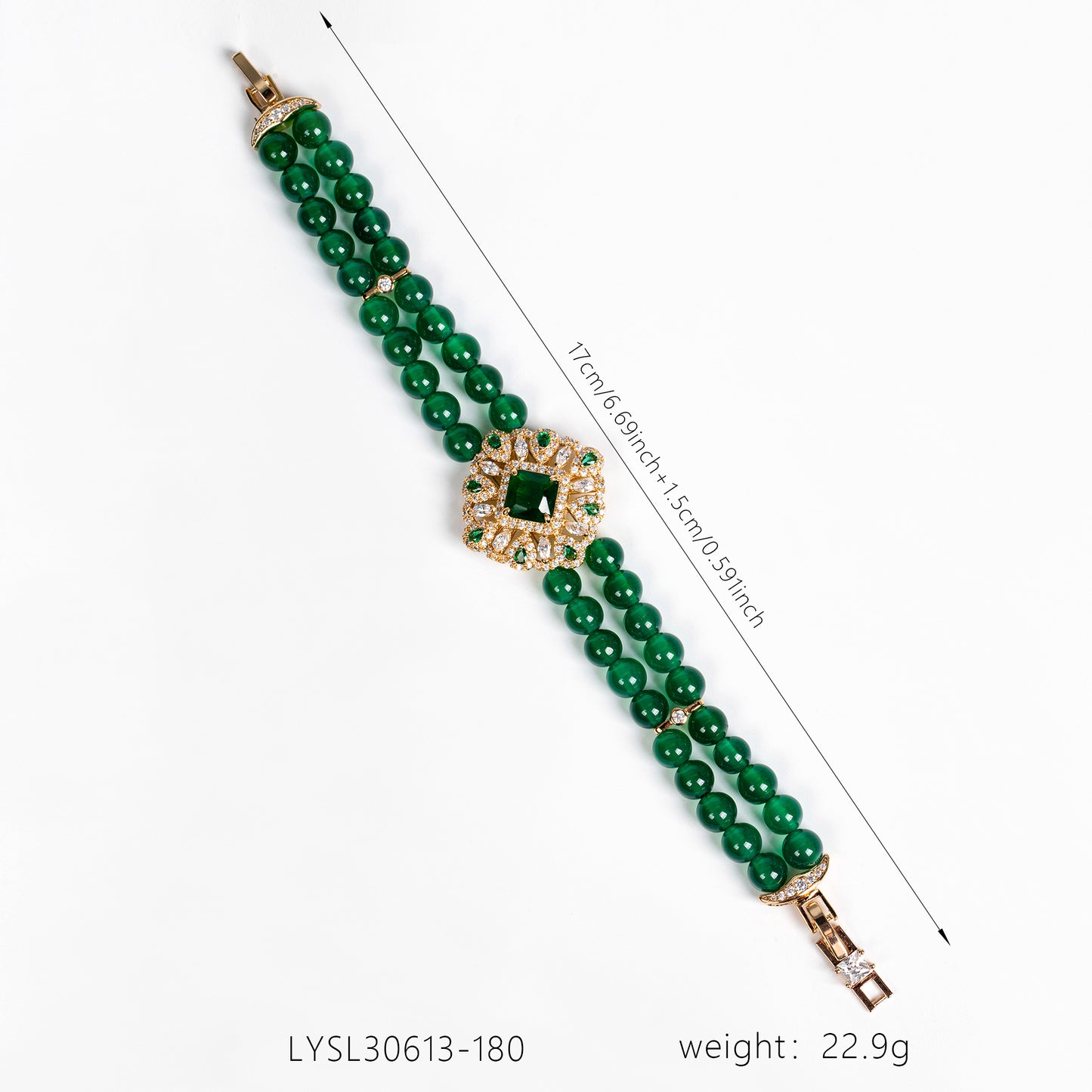 Copper with Zirconia Bracelet