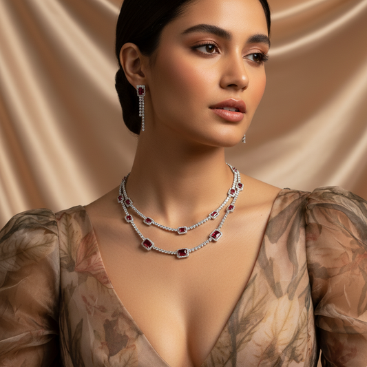 Gold/Silver Women Jewelry Set AAA Cubic Zircon Multi Color Jewelry Sets For Women Party Jewelry Sets