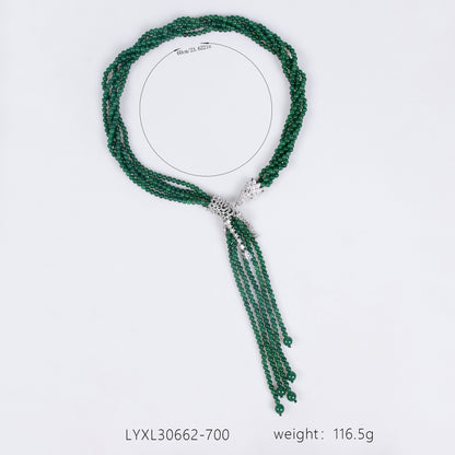 Copper with Zirconia Necklace