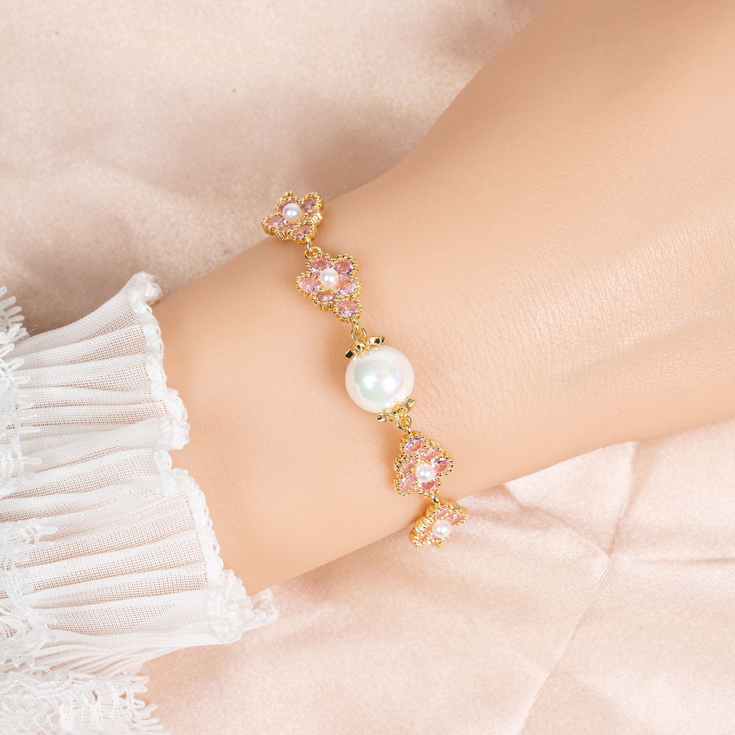 Copper with Zirconia Bracelet