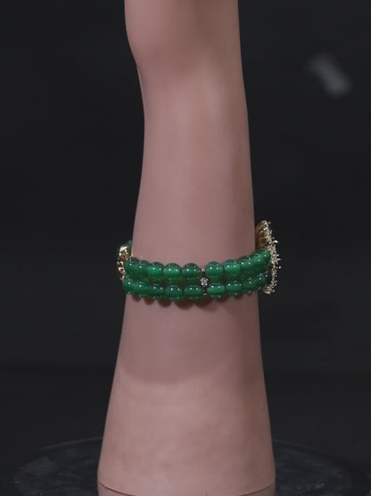 Copper with Zirconia Bracelet